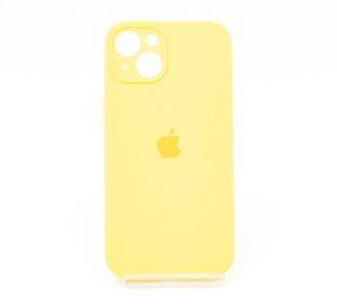 Силиконовый чехол Full Cover для iPhone 13 yellow Full Camera
