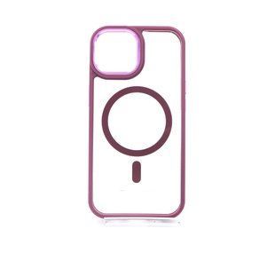 Чохол WAVE Ardor with MagSafe для iPhone 15 clear bordo