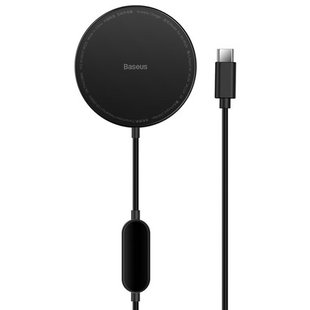 Беспроводное зарядное устройство Baseus Simple Mini2 Magnetic Wireless Charger 15W black