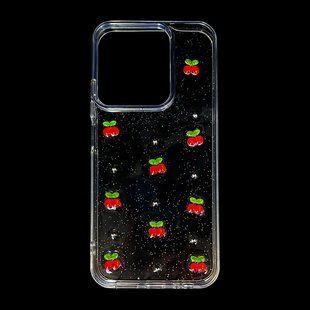 Накладка Glue Case HIT для Xiaomi Redmi 15C cherry 173 mm TPU+PC