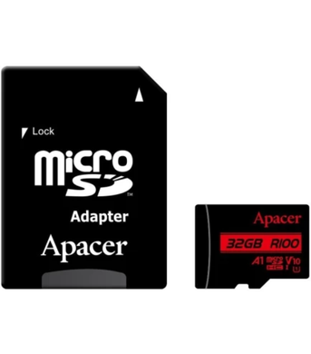 Карта памяти micro SDXC Apacer UHS-1 32 GB 100MB/c + adapter