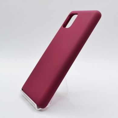 Силиконовый чехол Full Cover для Samsung Note 10 Lite/A81 marsala без logo