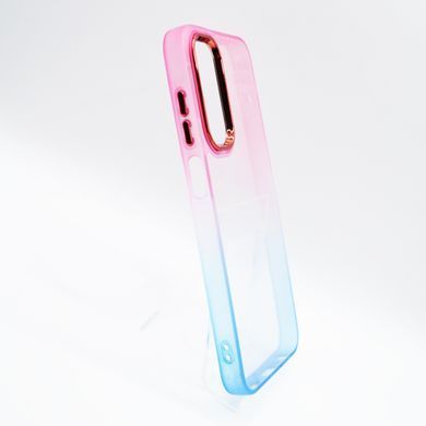 TPU+PC чехол Fresh sip series для Samsung A25 5G blue/pink