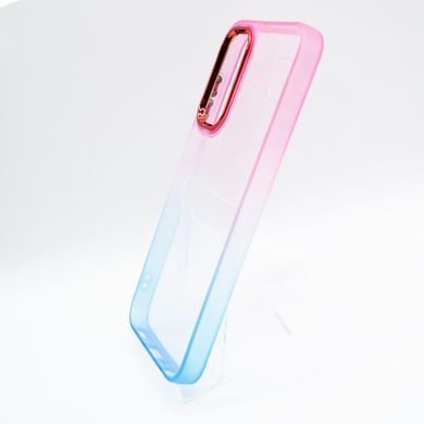 TPU+PC чехол Fresh sip series для Samsung A25 5G blue/pink