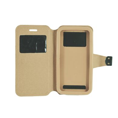 Универсальный чехол книжка L_case 4,5" gold