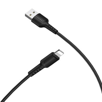 USB кабель Borofone BX16 Lightning 2.4A 1m black