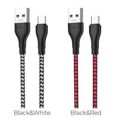 USB кабель Borofone BX17 Micro 2.4A/1m black