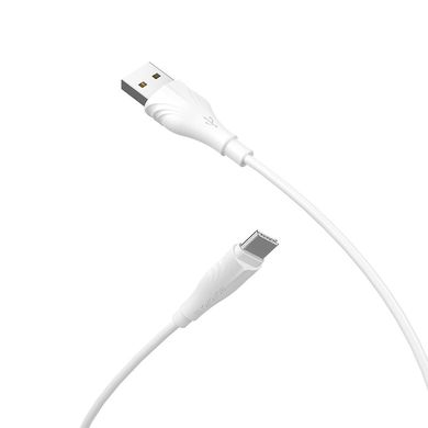 USB кабель Borofone BX18 Optimal Type-C 3A/1m white
