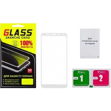 Защитное 2,5D стекло Full Glue для Xiaomi Redmi 6/6A f/s white