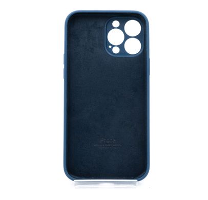 Силіконовий чохол Full Cover для iPhone 13 Pro Max abyss blue Full Camera