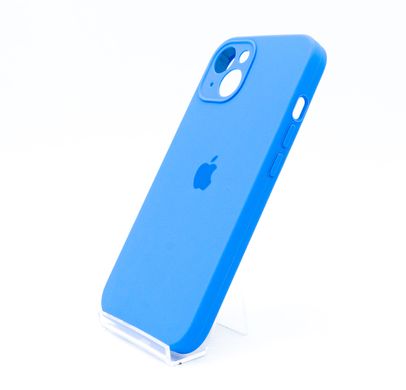 Силіконовий чохол Full Cover для iPhone 13 capri blue Full Camera