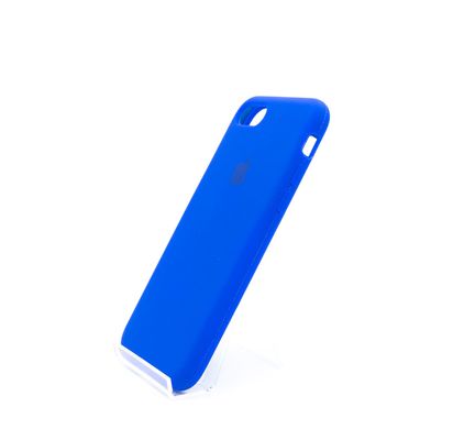 Силіконовий чохол Full Cover для iPhone 7/8/SE 2020 shiny blue
