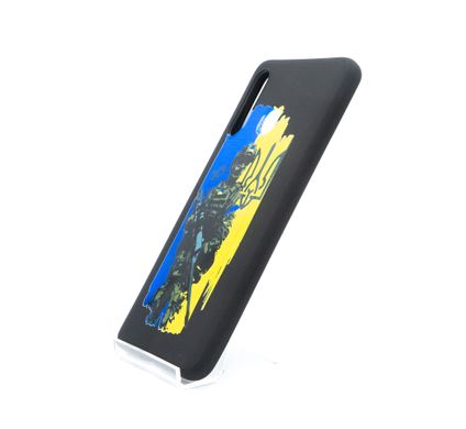 Силіконовий чохол Soft Feel MyPrint для Samsung A60 black (ЗСУ)