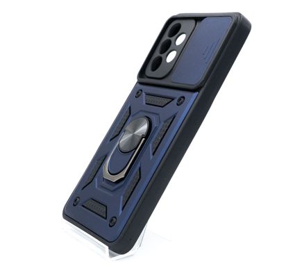 Чохол Camshield Serge Ring for Magnet для Samsung A33 5G blue протиударний шторка/захист камери