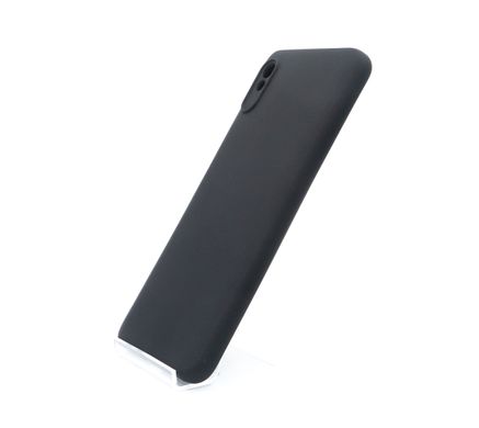 Силіконовий чохол Full Cover для Xiaomi Redmi 9A black Full Camera без logo