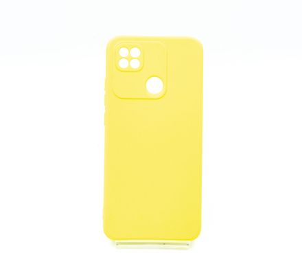 Силіконовий чохол Full Cover для Xiaomi Redmi 9C/10A yellow Full Camera без logo