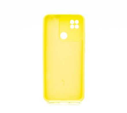 Силіконовий чохол Full Cover для Xiaomi Redmi 9C/10A yellow Full Camera без logo