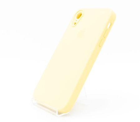 Силіконовий чохол Full Cover Square для iPhone XR canary yellow Camera Protective