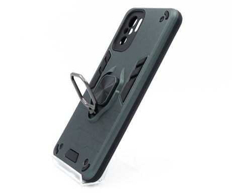 Чохол SP Transformer Ring for Magnet для Xiaomi Redmi Note 10 4G green протиударний