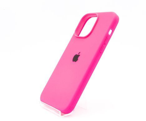 Силіконовий чохол Full Cover для iPhone 14 Pro Max barbie pink
