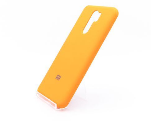 Силіконовий чохол Full Cover для Xiaomi Redmi 9 neon orange my color