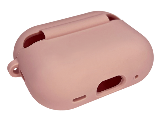 Чохол for AirPods Pro 3 силіконовий pink з мікрофіброю