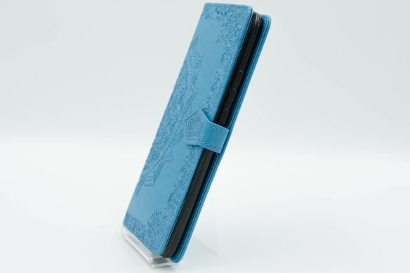 Чохол книжка шкіра Art case з візитницею для Xiaomi Redmi 9 blue