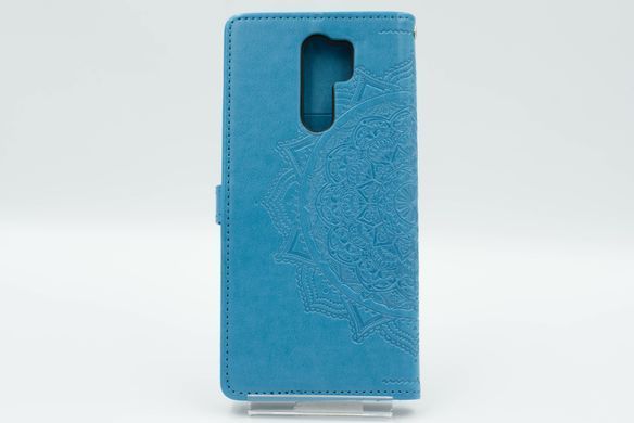 Чохол книжка шкіра Art case з візитницею для Xiaomi Redmi 9 blue