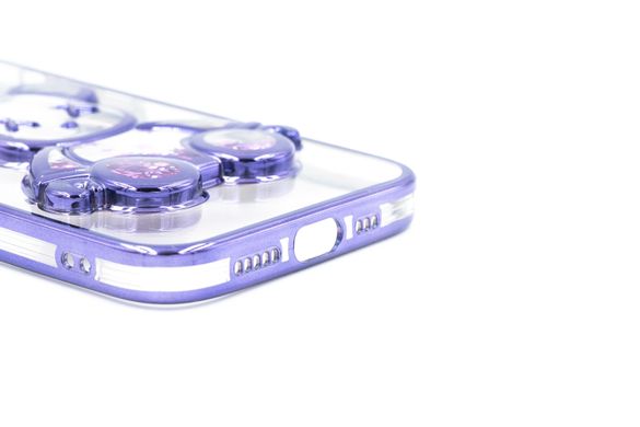 Чохол Shining Bear для iPhone 13 Pro dark purple