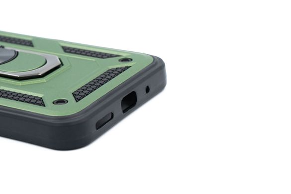 Чехол SP Serge Ring for Magnet для Xiaomi Redmi 9A green противоударный Full Camera