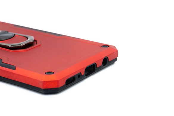 Чохол Serge Ring for Magne для Samsung A70 red протиударний з магнітним тримачем