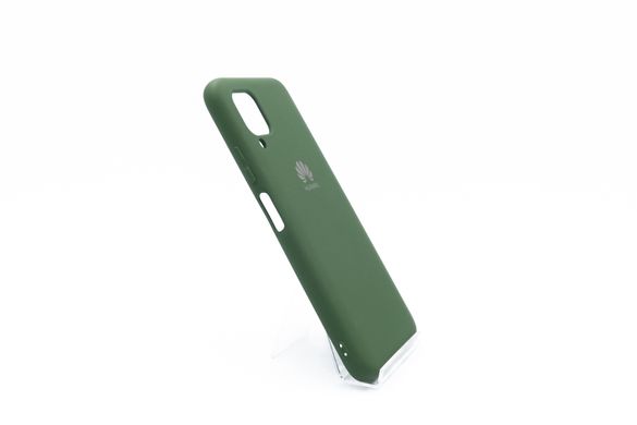 Силіконовий чохол Full Cover для Huawei P40 Lite dark green Protective