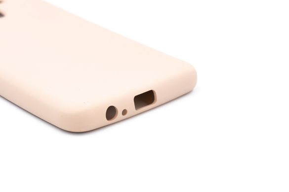 Силиконовый чехол Full Cover SP для Samsung A8 2018 pink sand