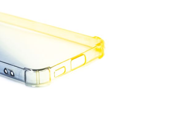 Силіконовий чохол WAVE Shine для Samsung S22+ black/yellow