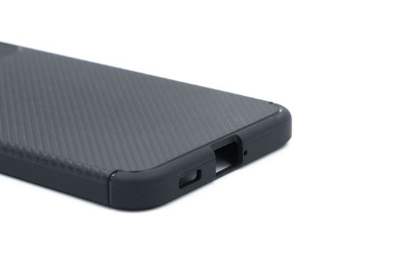 Силіконовий чохол Ultimate Experience Carbon для Samsung S22+ black (TPU)