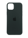 Силиконовый чехол with MagSafe для iPhone 15 black 1:1 Smart animation