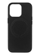 Чохол Leather with Magsafe для iPhone 13 Pro black без logo