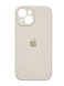 Силіконовий чохол Full Cover для iPhone 15 antique white Full camera