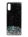 Накладка TPU Star Glitter для Samsung A02 black блискітки