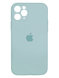 Силіконовий чохол Full Cover для iPhone 11 Pro mist blue Full Camera