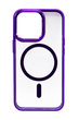 Чехол WAVE Ardor with MagSafe для iPhone 14 Pro clear deep purple