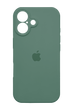 Силіконовий чохол Full Cover для iPhone 17 pine green Full Camera