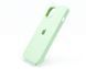 Силиконовый чехол Full Cover для iPhone 13 pistachio