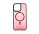 Чохол TPU+PC Metal Buttons with MagSafe Colorful для iPhone 15 Pro Max bordo
