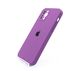 Силіконовий чохол Full Cover для iPhone 12 Pro purple Full Camera