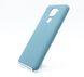 Силіконовий чохол Soft Feel для Xiaomi Redmi Note 9/Redmi 10X powder blue Candy