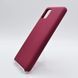 Силиконовый чехол Full Cover для Samsung Note 10 Lite/A81 marsala без logo