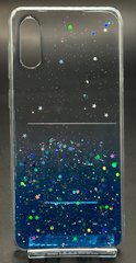 Силіконовий чохол WAVE Confetti для Samsung A02 (TPU) white/blue
