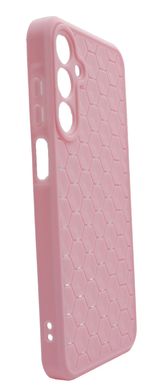 Чохол TPU Honeycomb для Samsung A25 5G light pink Full Camera