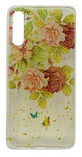 Накладка Deep Flowers New для Samsung A30s/A50 с блестками